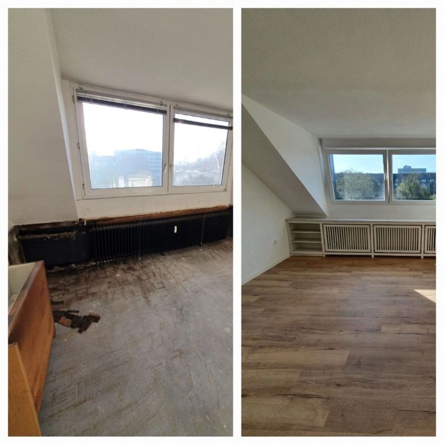 Ivane24, vor und nach der Renovierung 
